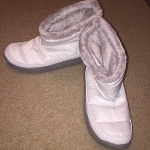 BRAND NEW white furry boots